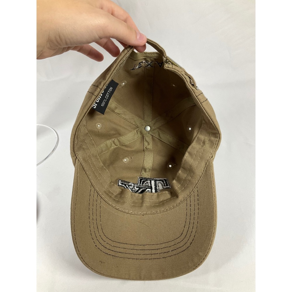 Texas TX Embroidered Baseball Cap Khaki Tan Cotton Adjustable Dad Hat Mens - Picture 8 of 8